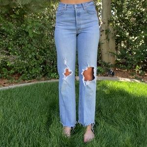 Levi’s Ribcage Straight Ankle Jeans